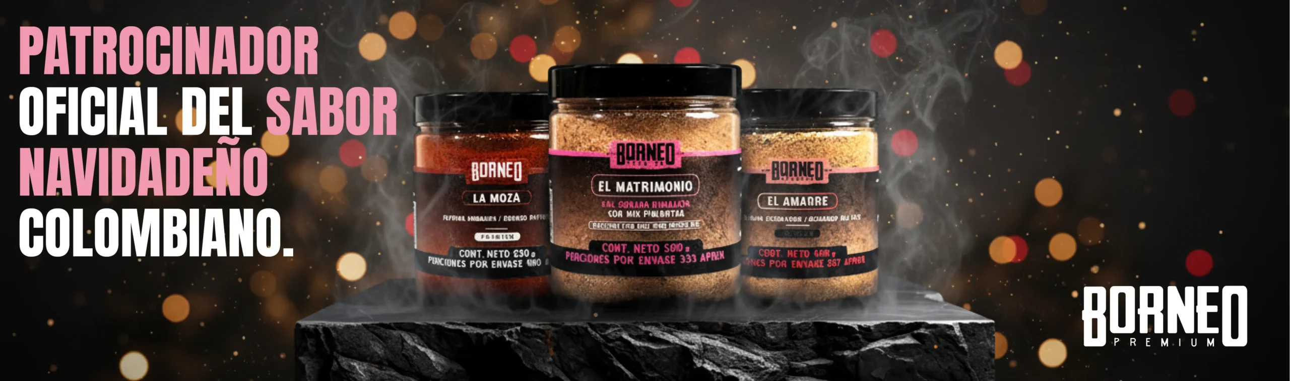 Billboeard borneo el sabor oficial de la navidad Sara Cano
